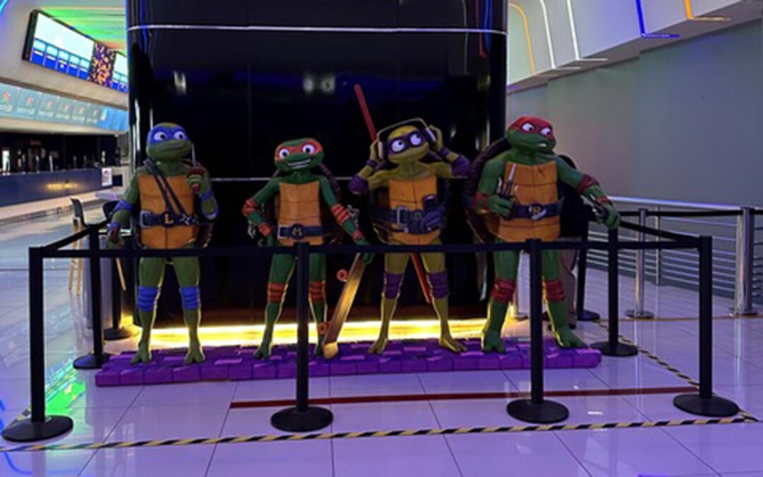 Tour estatuas «Tortugas Ninja: Caos Mutante»