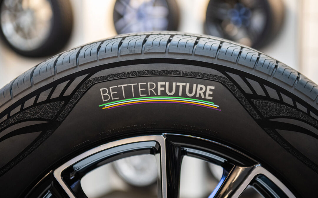 Goodyear presentó neumático prototipo fabricado con 90% de materiales sustentables