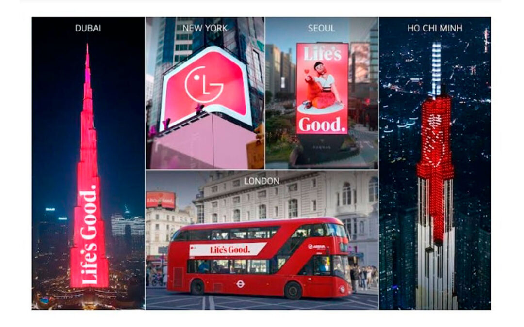 LG lanzó la campaña “life’s good”, un mensaje de optimismo a clientes de todo el mundo