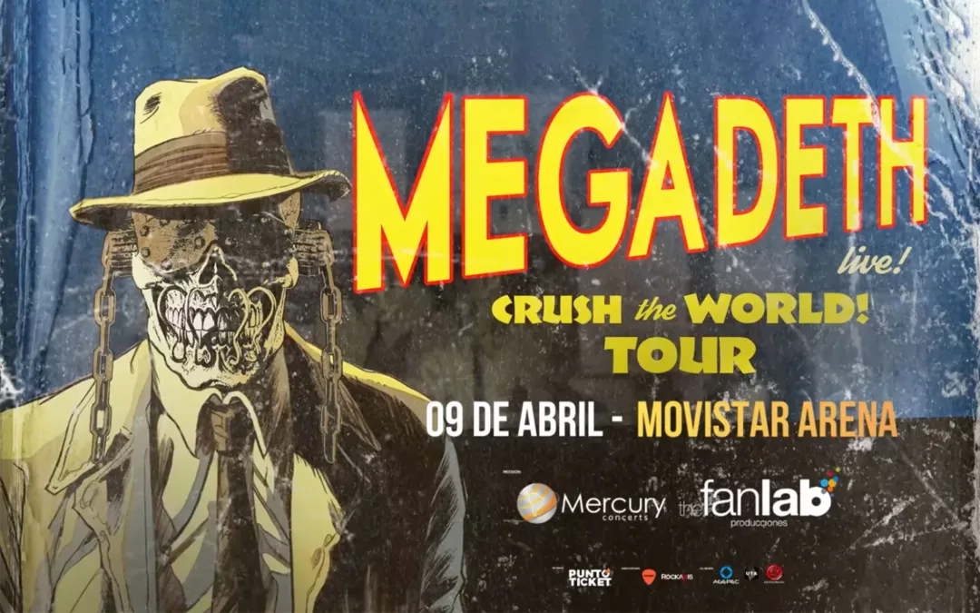 Megadeth confirma su regreso a Chile para abril del 2024