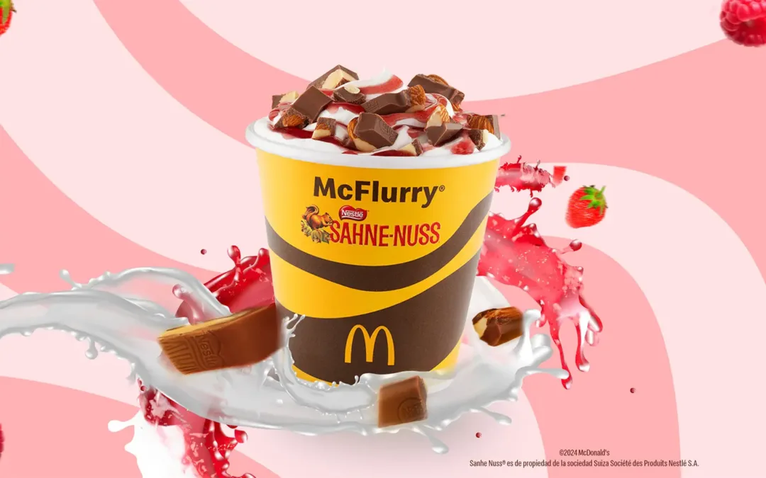 Nuevo McFlurry Sanhe-Nuss Frutos Rojos suma sabor al verano