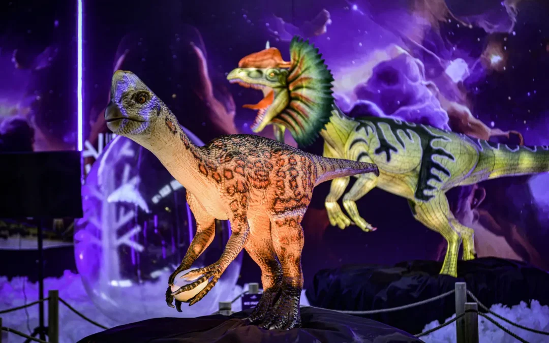 Panorama de invierno: encuentra el tesoro en Dino Adventure