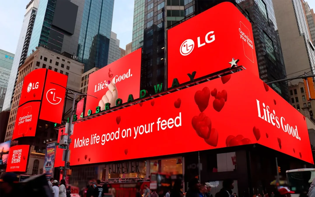 LG lanza la campaña «Optimism Your Feed» para ayudar a equilibrar las redes sociales