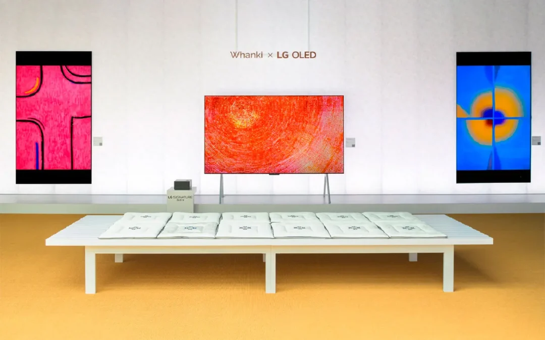 LG OLED revive digitalmente las obras de Kim Whanki