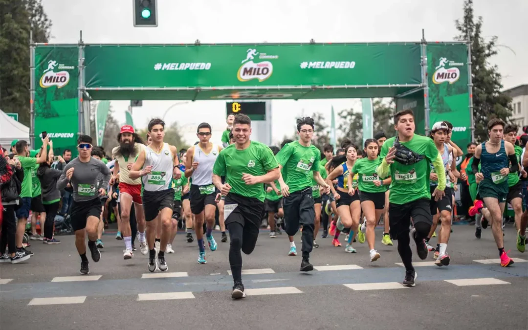 15 mil personas disfrutaron la corrida Milo en Santiago