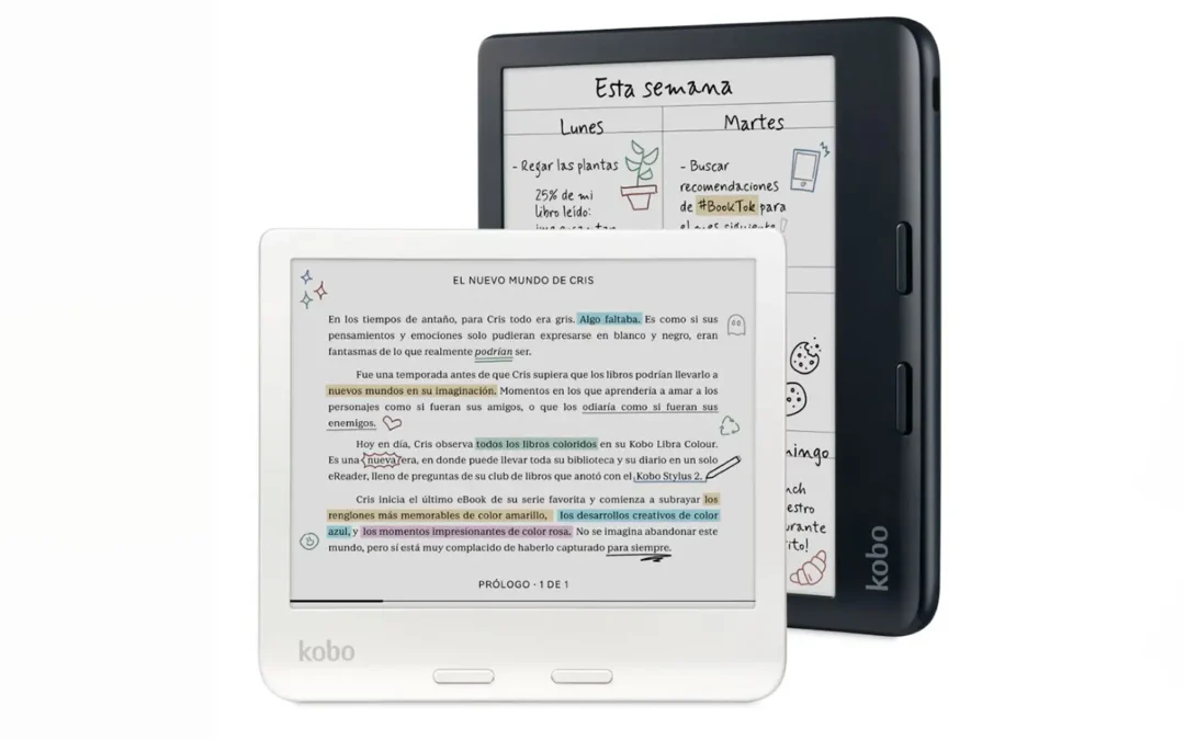 Rakuten Kobo lanzó nuevos eReaders: Kobo Libra Colour y Kobo Clara Colour en Chile