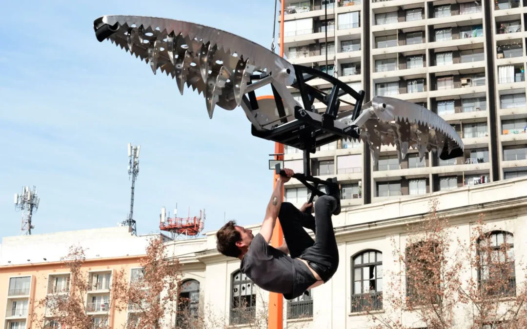 Jean Paul Olhaberry adelantó parte su gran show con una impactante hazaña en pleno Santiago