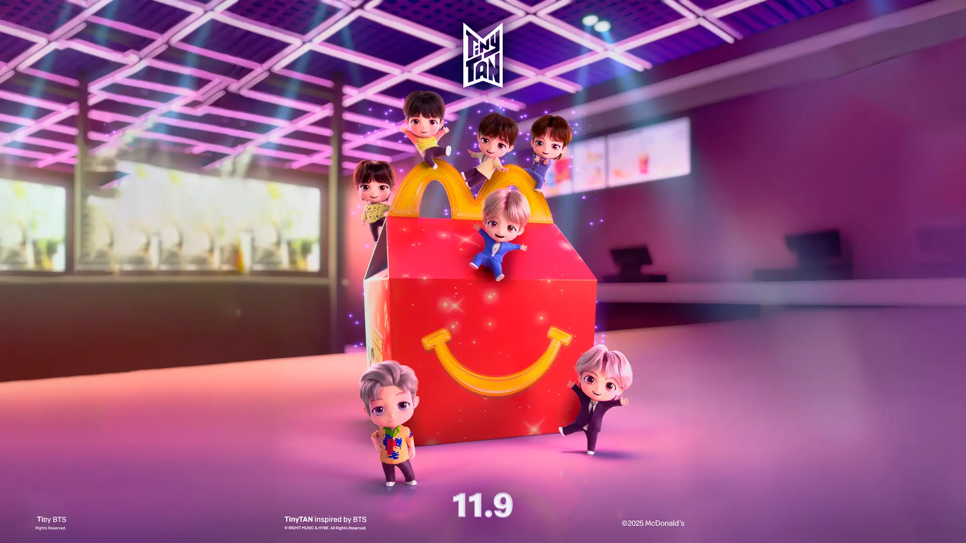 TinyTAN en la Cajita Feliz de McDonald’s: coleccionables, nostalgia y diversión familiar