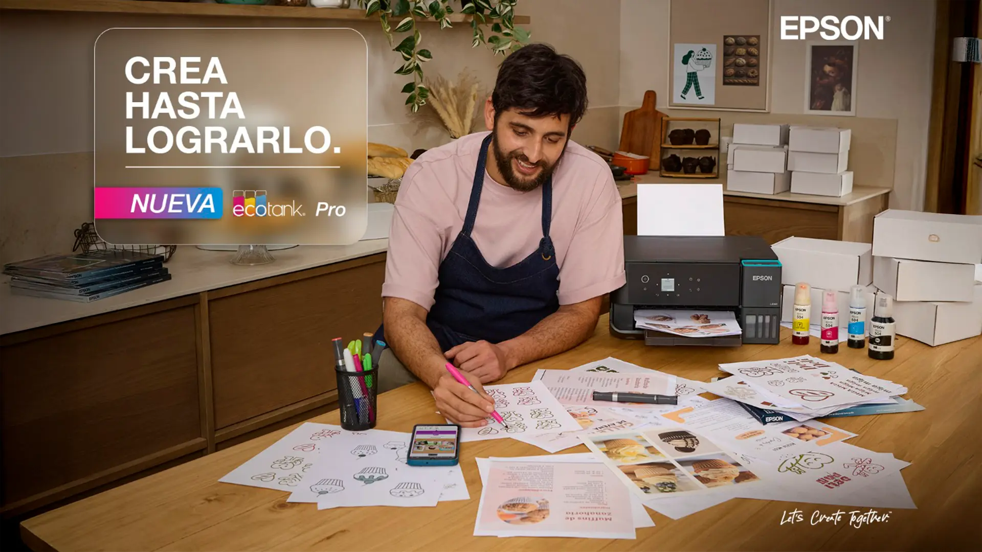 Epson presentó su nueva línea de impresoras EcoTank Pro, con modelo que incorpora escaneo y copiado automático a doble cara