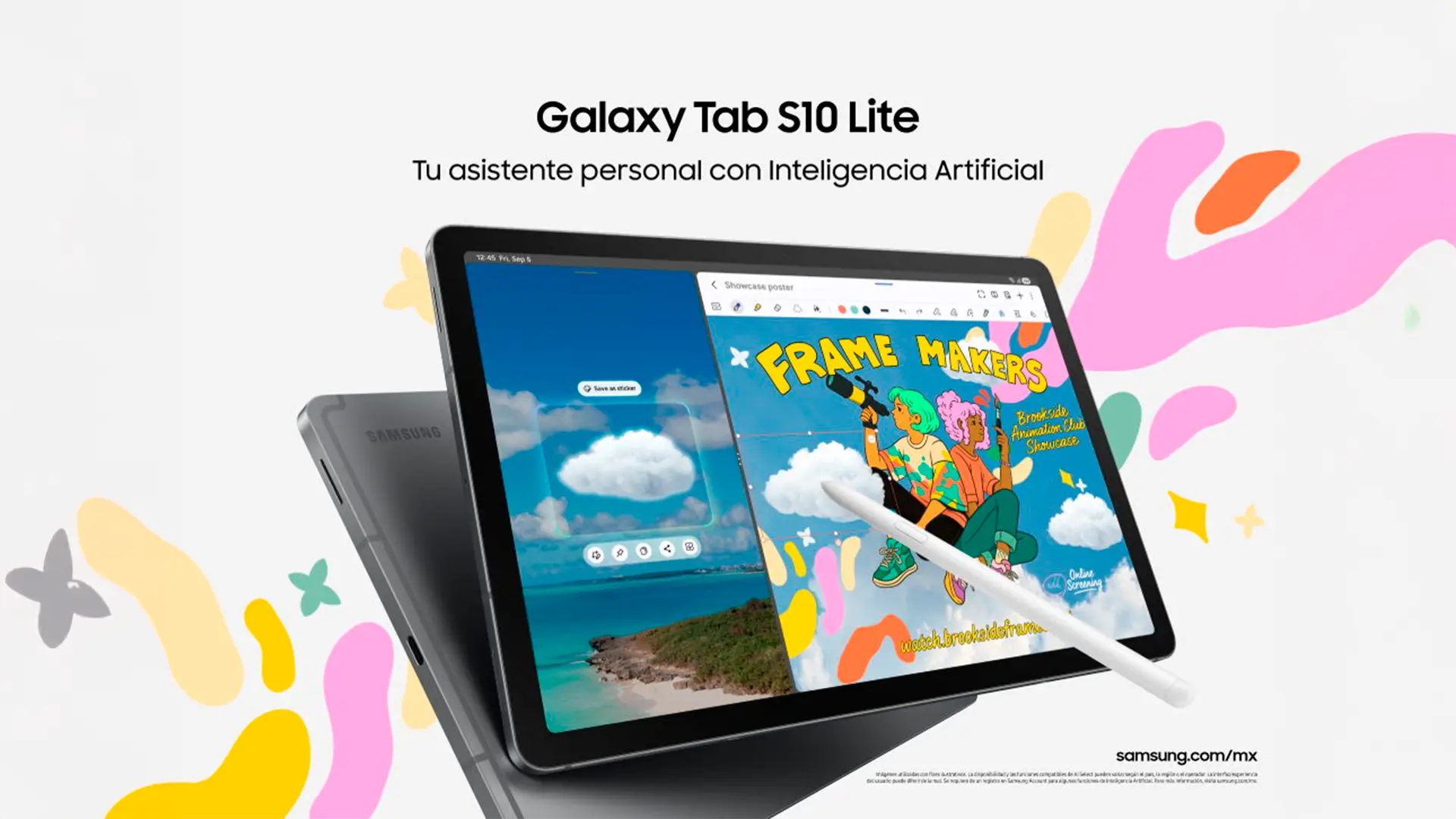 Estudia, crea y organízate con la Galaxy Tab S10 Lite