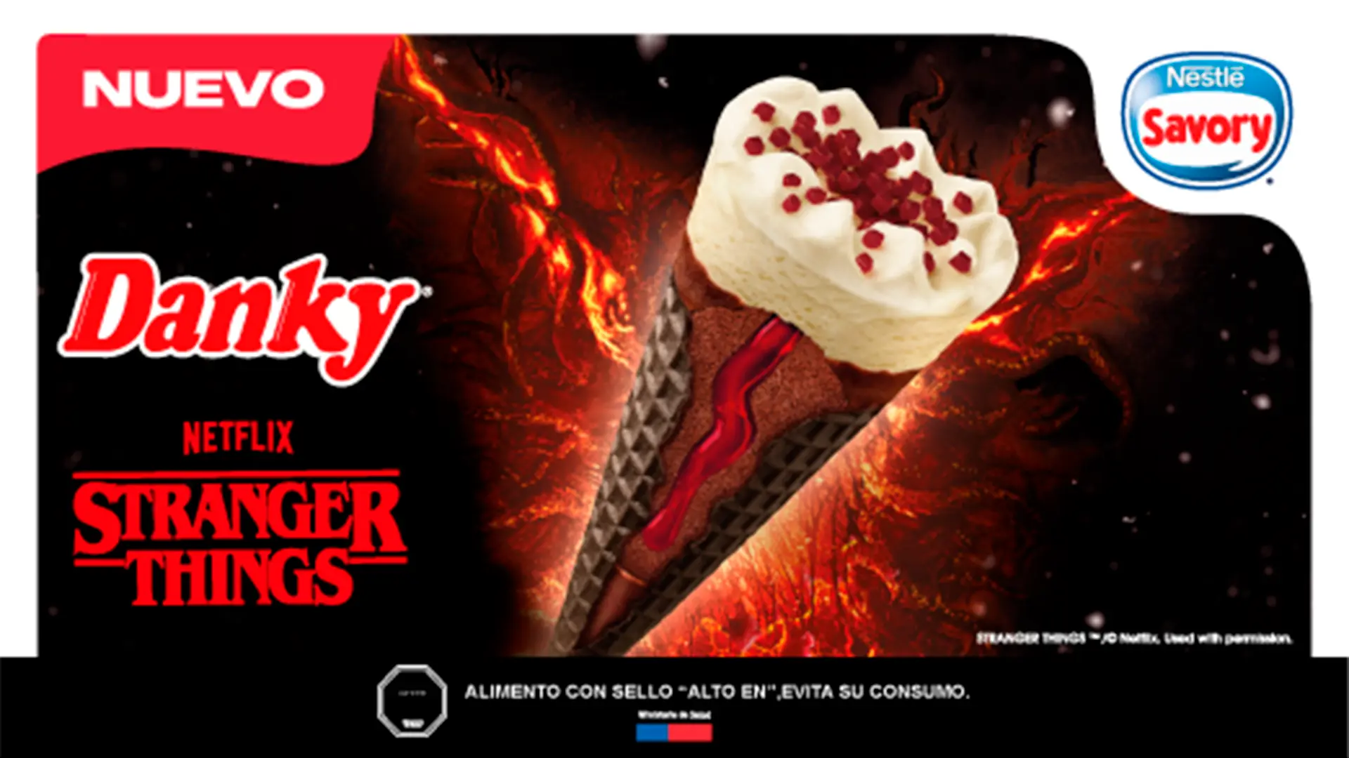 Savory lanzó nuevo helado “Danky Stranger Things” inspirado en la exitosa serie de Netflix