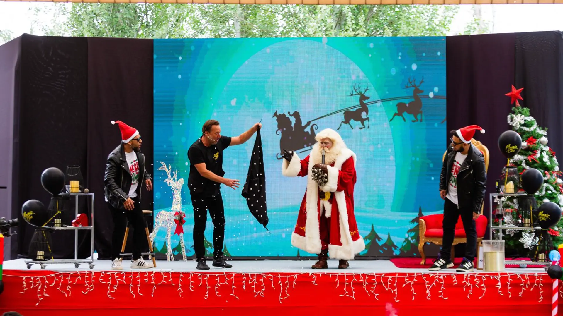 Magic One protagonizará inédito show de magia extrema gratuito junto a Santa y sus duendes en Mall Sport