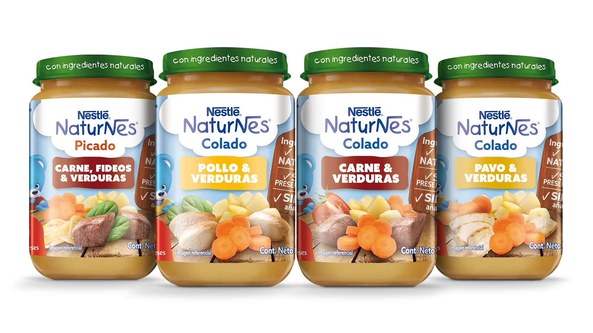 Colados y picados de Nestlé Naturnes: Hechos con ingredientes 100% naturales